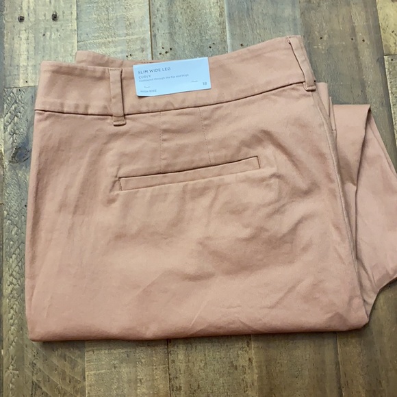 Loft curvy high rise slim wide leg Pant size 18 - Picture 2 of 16